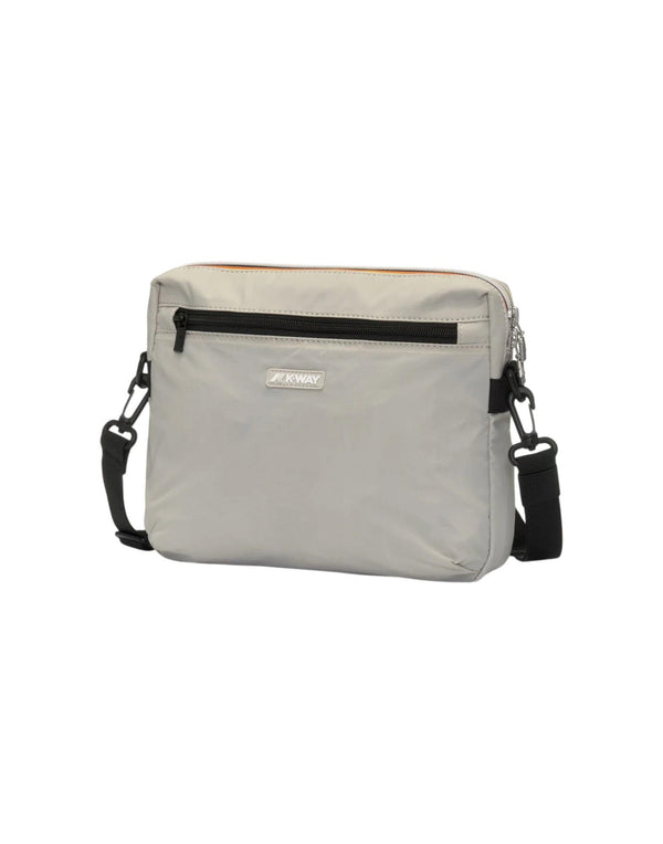 K-Way Moire Borsa uomo beige immagine 2