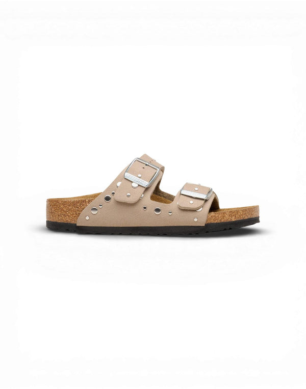 1031708 GRAY TAUPE Arizona Rivet Border Kids 1031708 GRAY TAUPE Birkenstock 