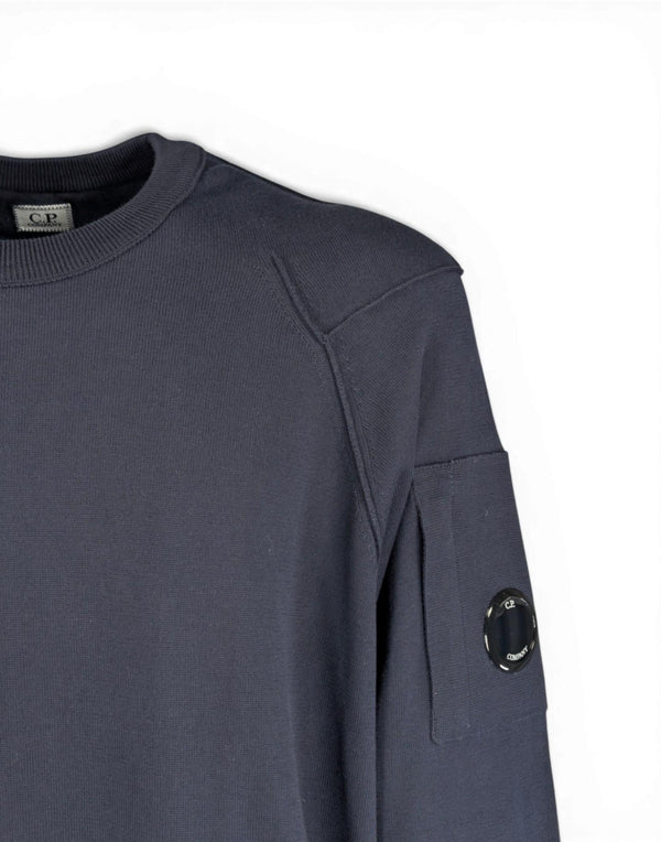 20CMKN183A110560A 888 Cotton Sea Island Crewneck Lens Knit 20CMKN183A110560A 888 C.P. Company 