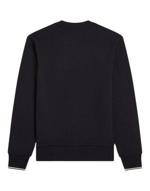 M7535 184 Crew Neck Sweatshirt M7535 184 Fred Perry 