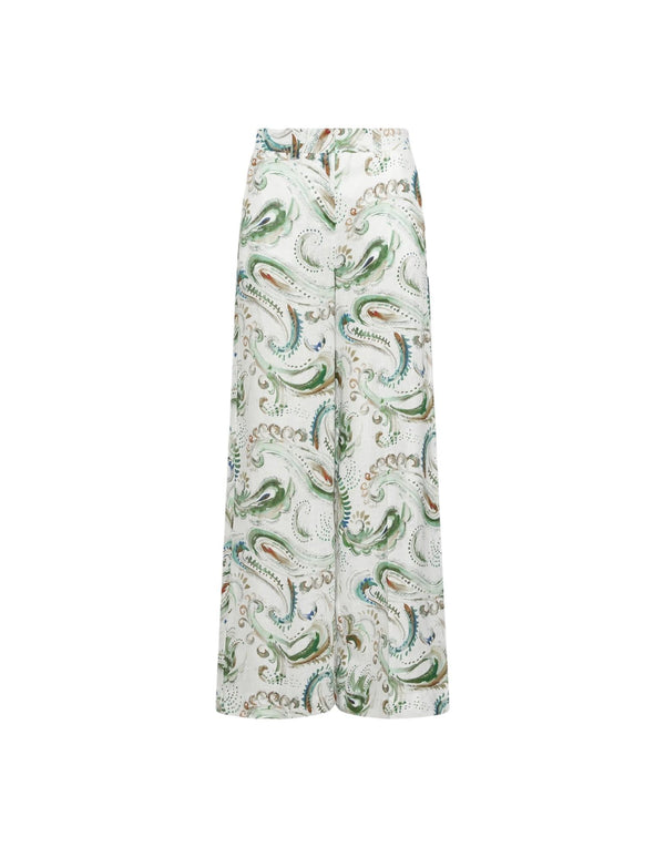 2613131232200 001 Pantalone a palazzo in lino 2613131232200 001 Marella 
