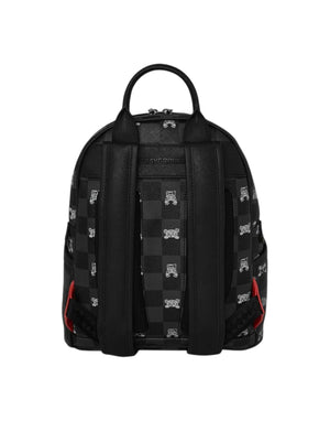 910B8908NSZ UNI Gray Peeking Character Check Savage Backpack 910B8908NSZ UNI Sprayground 