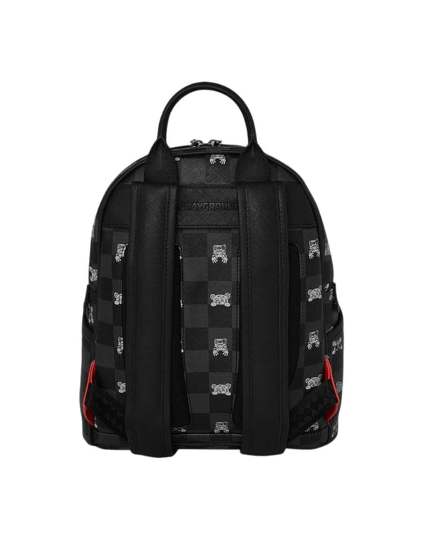 910B8908NSZ UNI Gray Peeking Character Check Savage Backpack 910B8908NSZ UNI Sprayground 