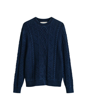 2601.8030279 432 Maglia a trecce Indigo 2601.8030279 432 Gant 