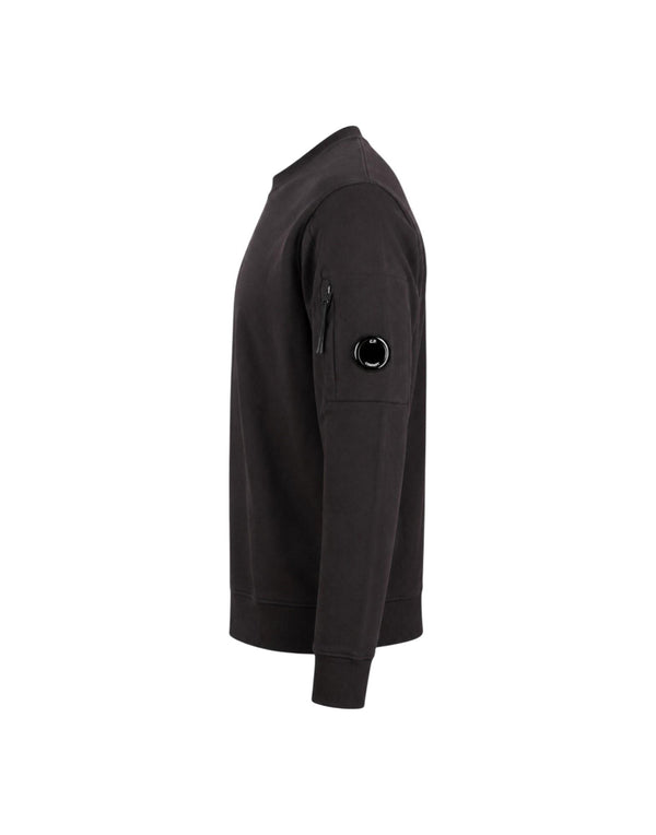 C.P. Company Sweatshirts Crew Neck Felpa girocollo uomo nero immagine 2