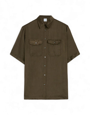G 5449 9677 77332 Camicia Lunga Twill Viscosa Lavato <BR/><BR/> G 5449 9677 77332 Aspesi 