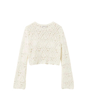 261GJ3030 12577 Maglia con motivo a rombi 261GJ3030 12577 Twinset 