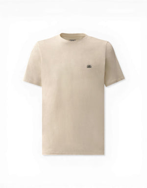 RCCMTS726A005100W 103 30/1 Jersey Short Sleeve Logo Patch T-Shirt RCCMTS726A005100W 103 C.P. Company 