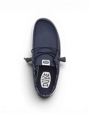 HD.41293 410 Wally Slip Stretch Canvas HD.41293 410 Hey Dude 