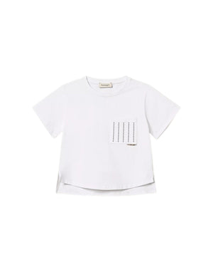 261GJ2092 00526 T-shirt con borchie 261GJ2092 00526 Twinset 