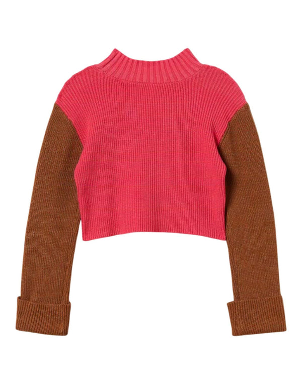 252GJ3060 12734 Maglia Lupetto Color Block 252GJ3060 12734 Twinset 