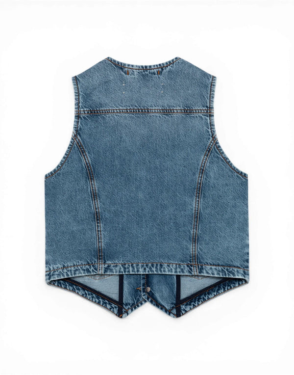RND225CR531987 C0999 Gilet in denim RND225CR531987 C0999 Roy Roger's 