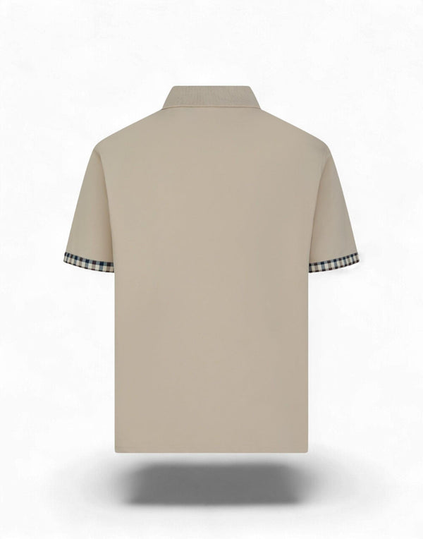 AA_B006_PO001 3 CC Stretch Piquet Sleeves Polo AA_B006_PO001 3 AQUASCUTUM 