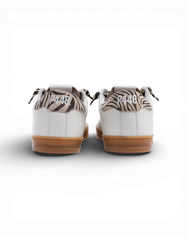 P448 John Zebra White Sneaker donna zeb sab immagine 4