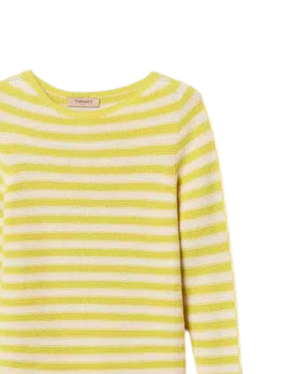 261TP3221 13381 Maglia Seamless Girocollo Righe 261TP3221 13381 Twinset 