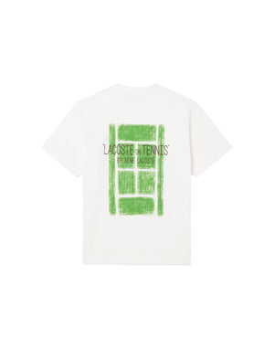 TH2197 70V T-shirt stampa tennis TH2197 70V Lacoste 