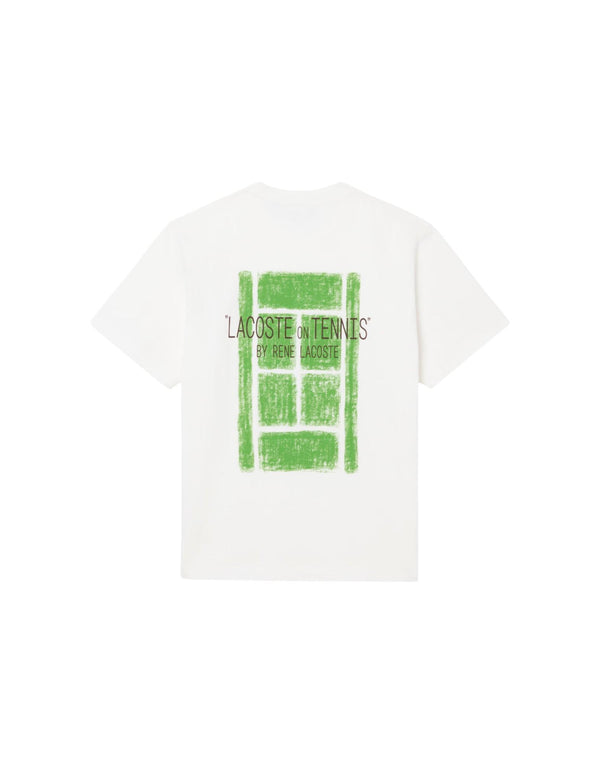TH2197 70V T-shirt stampa tennis TH2197 70V Lacoste 