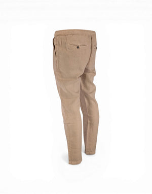 RRU90301P4230569 C0105 Chino MAN Heavy Linen Dyed RRU90301P4230569 C0105 Roy Roger's 