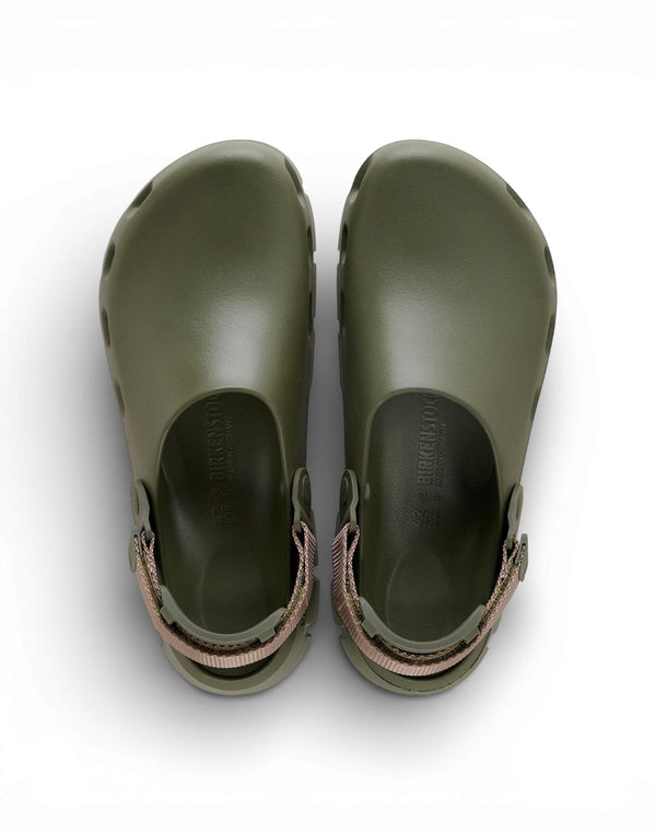 Birkenstock Birki Flow TEX Sandalo uomo verde immagine 3