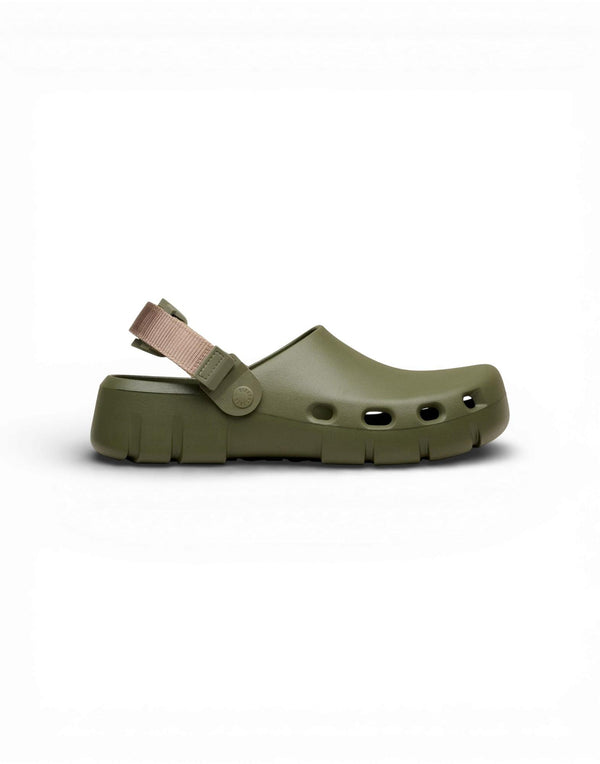 Birkenstock Birki Flow TEX Sandalo uomo verde