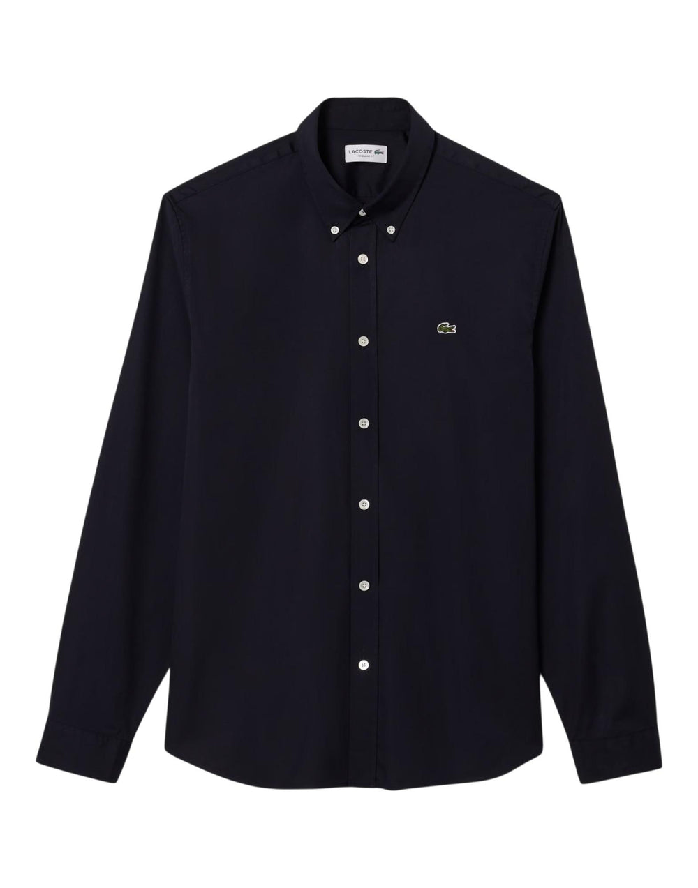 Lacoste Camicia in cotone regular fit Camicia uomo blu