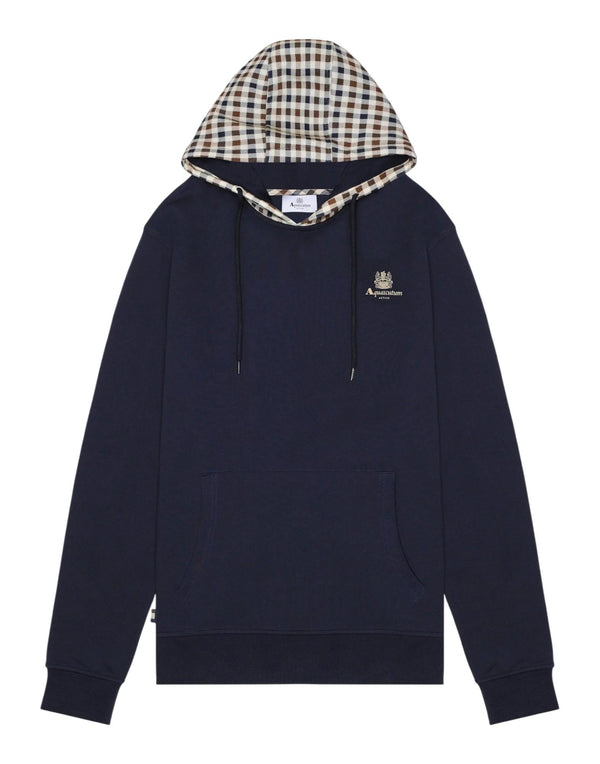 AW_ICON_SW005 11 Club Check Hoodie AW_ICON_SW005 11 AQUASCUTUM 