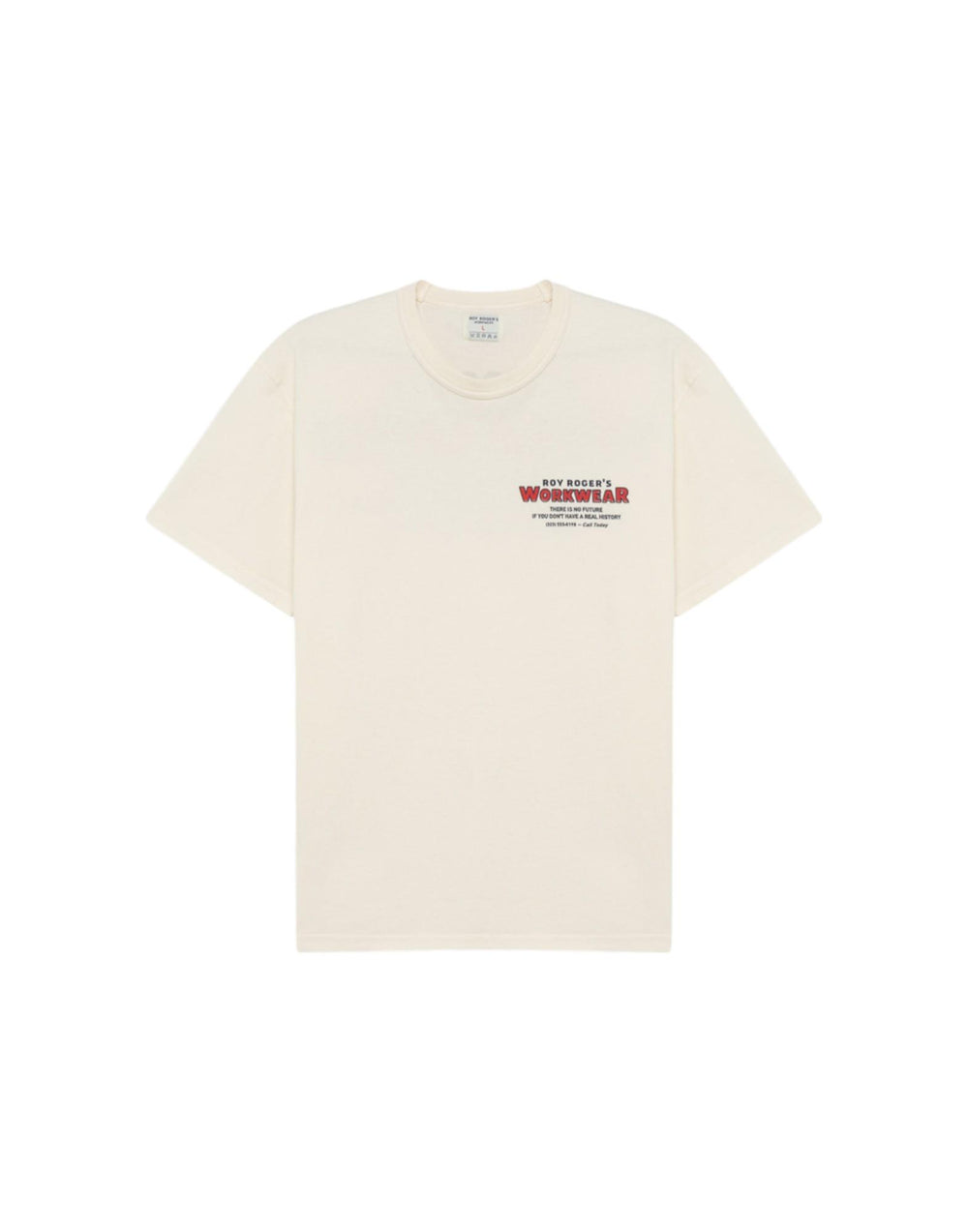 RRW017CR340569 C0228 T-shirt in jersey con stampa Workwear RRW017CR340569 C0228 Roy Roger's 