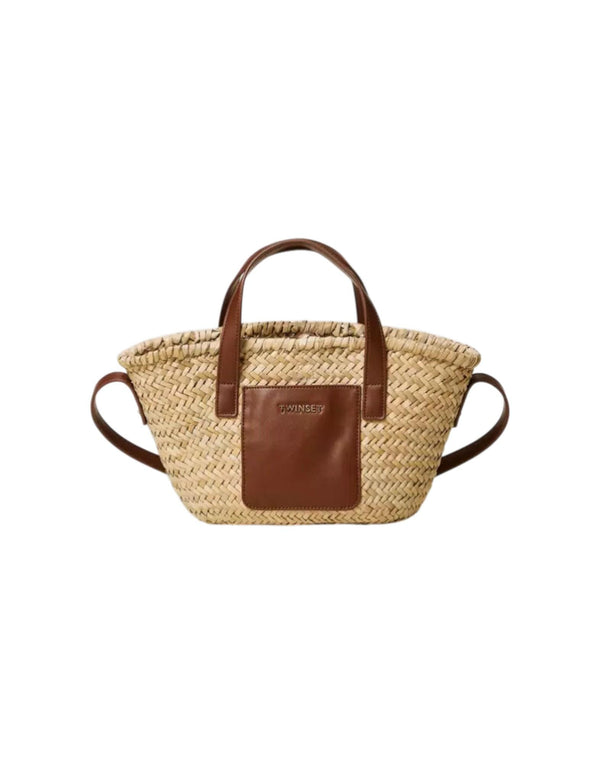 261GJ8014 11617 Borsa shopper in paglia 261GJ8014 11617 Twinset 