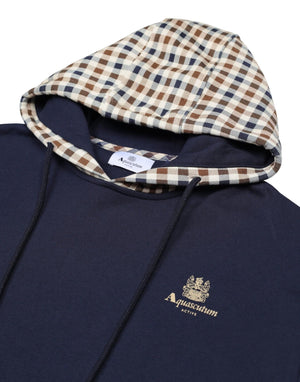 AW_ICON_SW005 11 Club Check Hoodie AW_ICON_SW005 11 AQUASCUTUM 