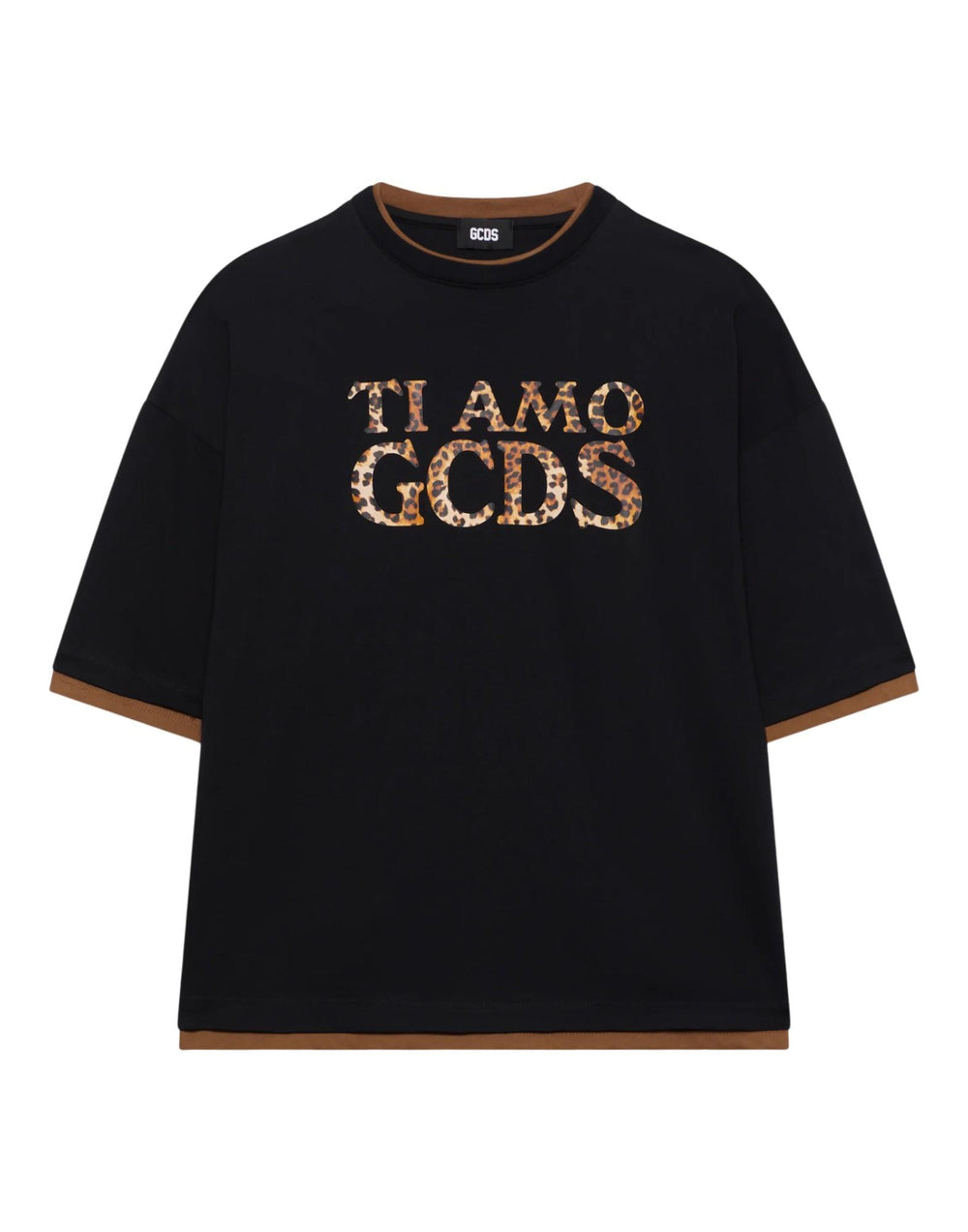 B2XW2325JF1 99 T-shirt logo B2XW2325JF1 99 GCDS 