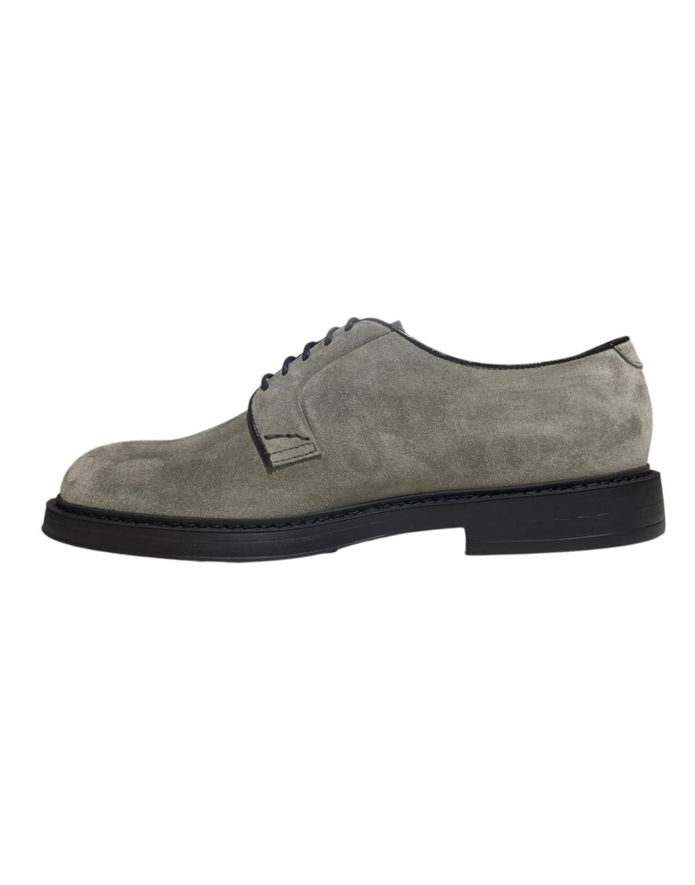 Doucal's Derby in pelle di vitello scamosciata Scarpe Stringate uomo beige