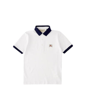 Roy Roger's Polo in cotone piquet T-shirt e Polo bambino bianco