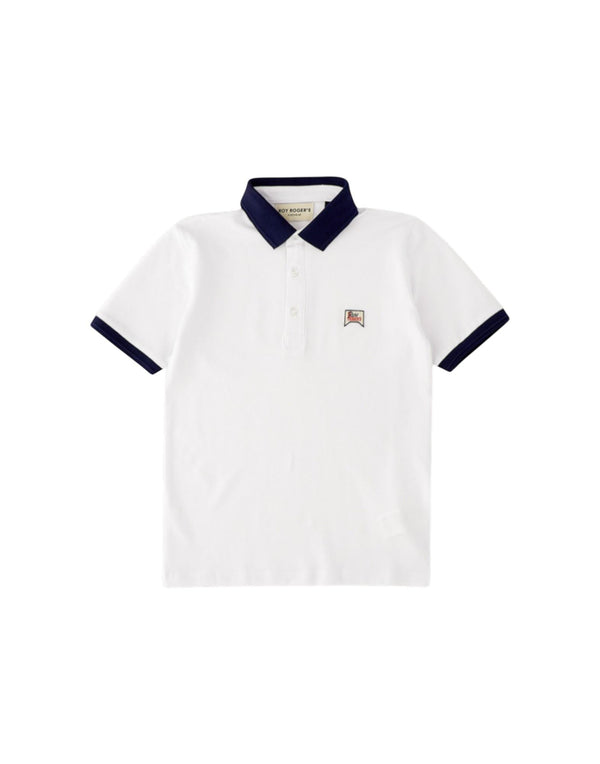 Roy Roger's Polo in cotone piquet T-shirt e Polo bambino bianco