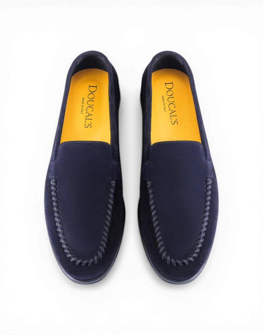 Doucal's Mocassino vaschetta infilata Mocassino uomo blu