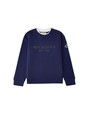 RG102 3854 Felpa con logo RG102 3854 Roy Roger's 