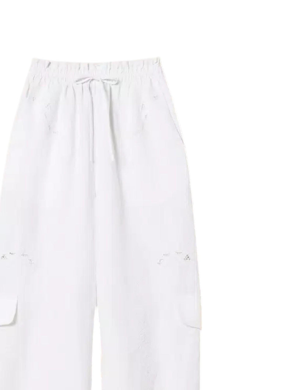 261TT2121 00001 Pantaloni Joggers Lino Sangallo 261TT2121 00001 Twinset 
