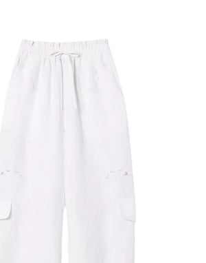 261TT2121 00001 Pantaloni Joggers Lino Sangallo 261TT2121 00001 Twinset 