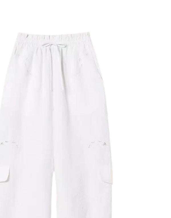 261TT2121 00001 Pantaloni Joggers Lino Sangallo 261TT2121 00001 Twinset 