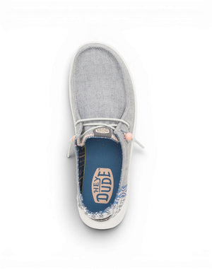 HD.41946 030 Wendy Peak Chambray Woven HD.41946 030 Hey Dude 