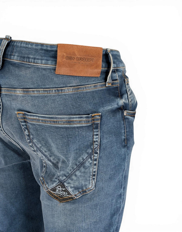 RRU076D7303132 C0999 317 MAN Blu Stretch Madison Square RRU076D7303132 C0999 Roy Roger's 