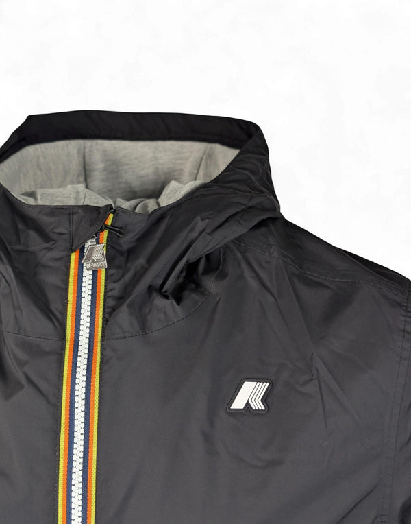 K-Way JACK STRETCH NYLON JERSEY Giubbotto uomo nero immagine 4
