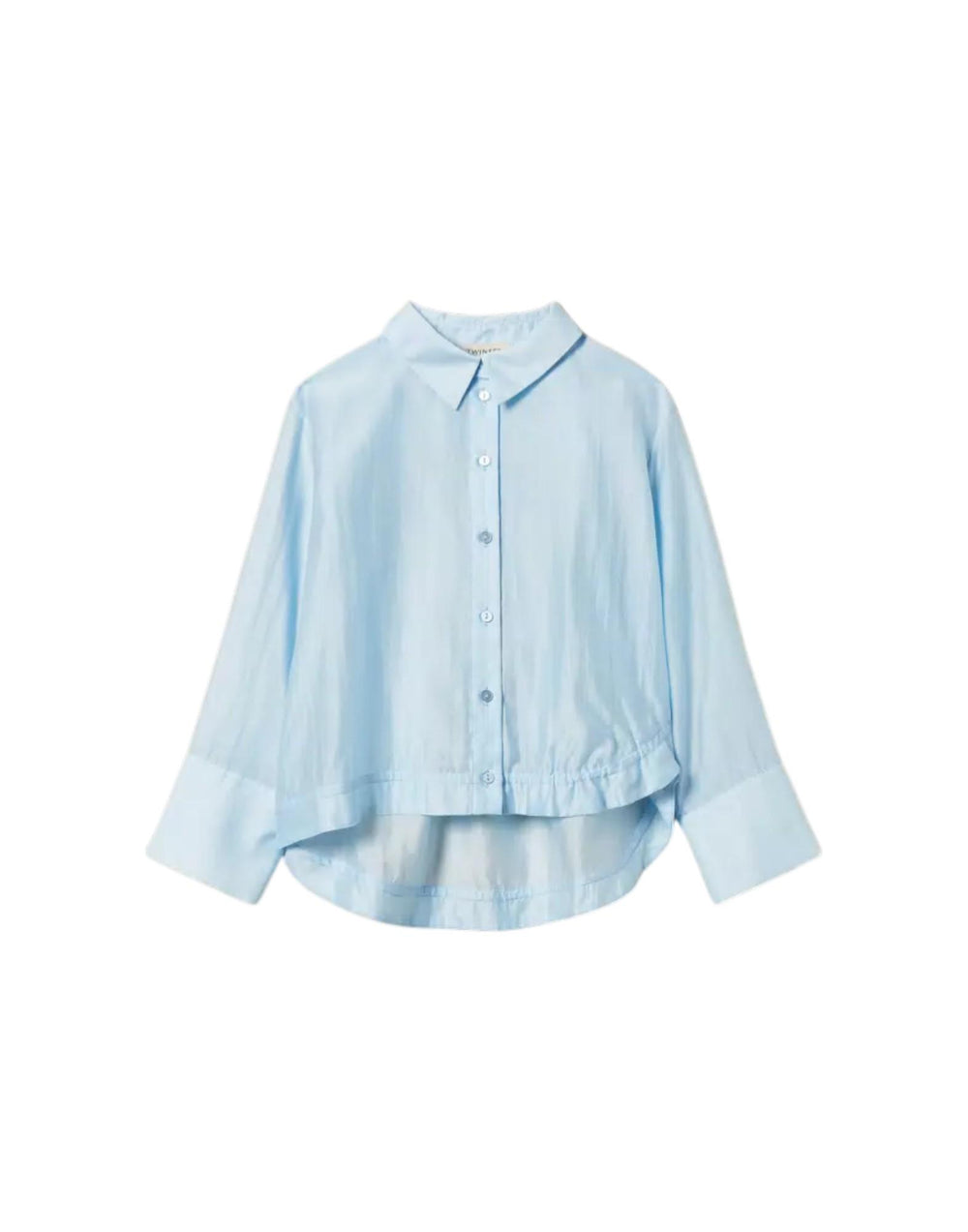 261GJ2111 04614 Camicia over in voile 261GJ2111 04614 Twinset 