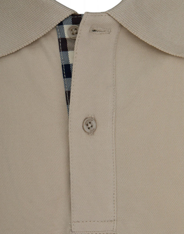 AA_B006_PO001 3 CC Stretch Piquet Sleeves Polo AA_B006_PO001 3 AQUASCUTUM 