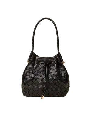 261TB7302 00006 Borsa a secchiello intrecciata a mano 261TB7302 00006 Twinset 