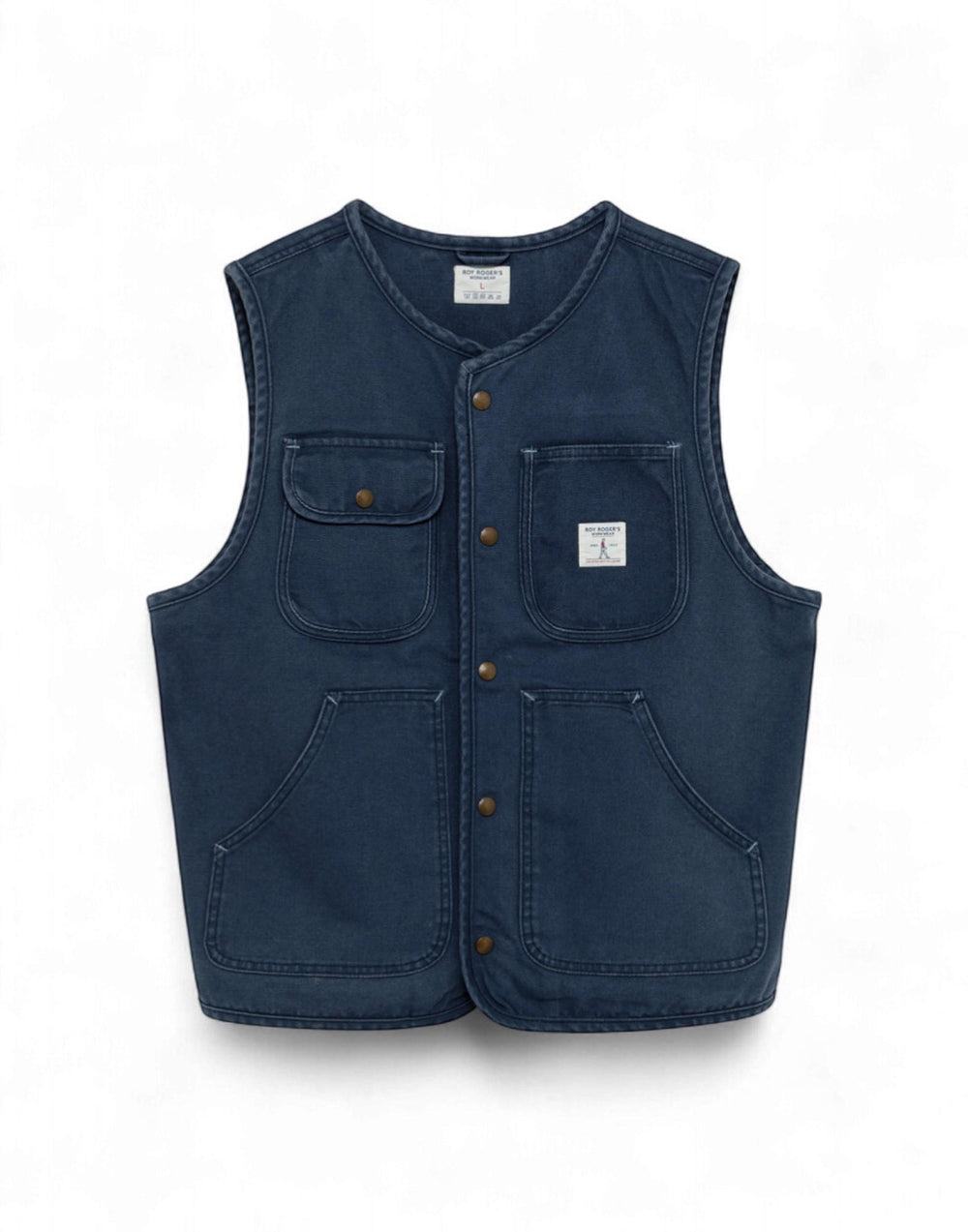 RRW004CN070111 C0374 Gilet in Canvas RRW004CN070111 C0374 Roy Roger's 
