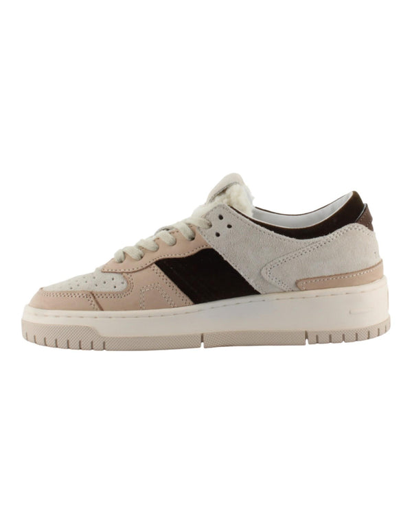 D.A.T.E. Torneo Pop Velvet Beige-Brown Sneakers Donna - immagine 2 - Bulla.Store