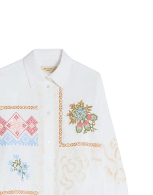 Weekend Max Mara Camicia ricamata con pizzo Camicia donna bianco immagine 2