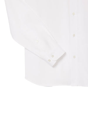 Lacoste Camicia in cotone regular fit Camicia uomo bianco immagine 3