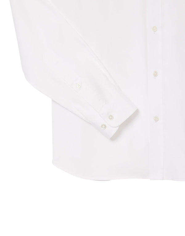 Lacoste Camicia in cotone regular fit Camicia uomo bianco immagine 3