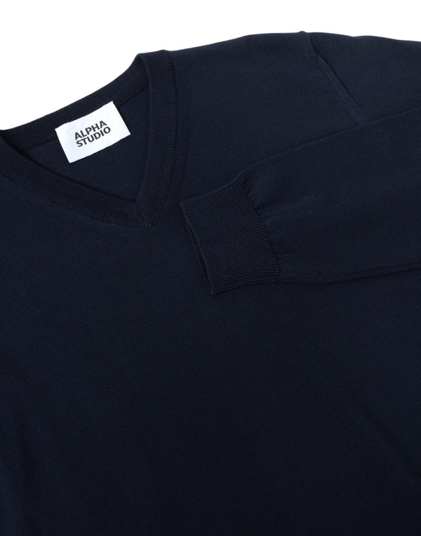 Alpha Studio Scollo V Pullover scollo V uomo immagine 3